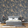 Tapet personalizat bohemian perete catifea clasica eleganta rafinament spirit liber boem classical velvet wall