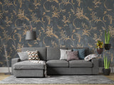 Tapet personalizat bohemian perete catifea clasica eleganta rafinament spirit liber boem classical velvet wall