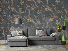 Tapet personalizat bohemian perete catifea clasica eleganta rafinament spirit liber boem classical velvet wall