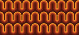 Retro Motif Personalised Wallpaper