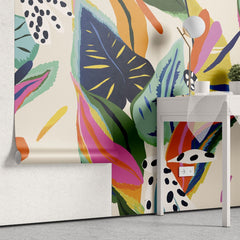 Tapet personalizat bohemian celebreaza armonia culorilor echilibrat placut vizual stare bine atmosfera relaxanta incapere color harmony