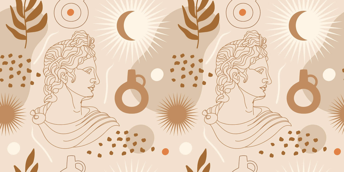 Boho Sculpture Personalised Wallpaper