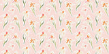 Pastel Daffodil Personalised Wallpaper