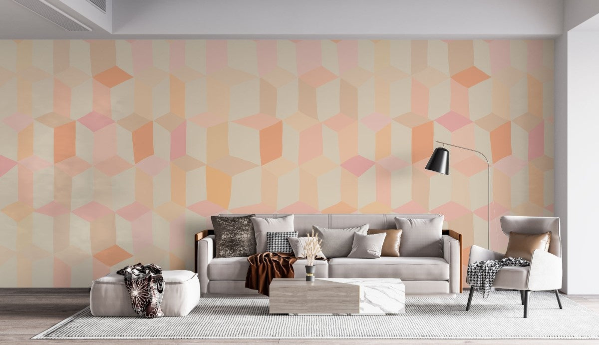 Tapet personalizat bohemian asimetrie blanda dinamism subtil eleganta naturala design echilibru perfect arta confort soft asymmetry
