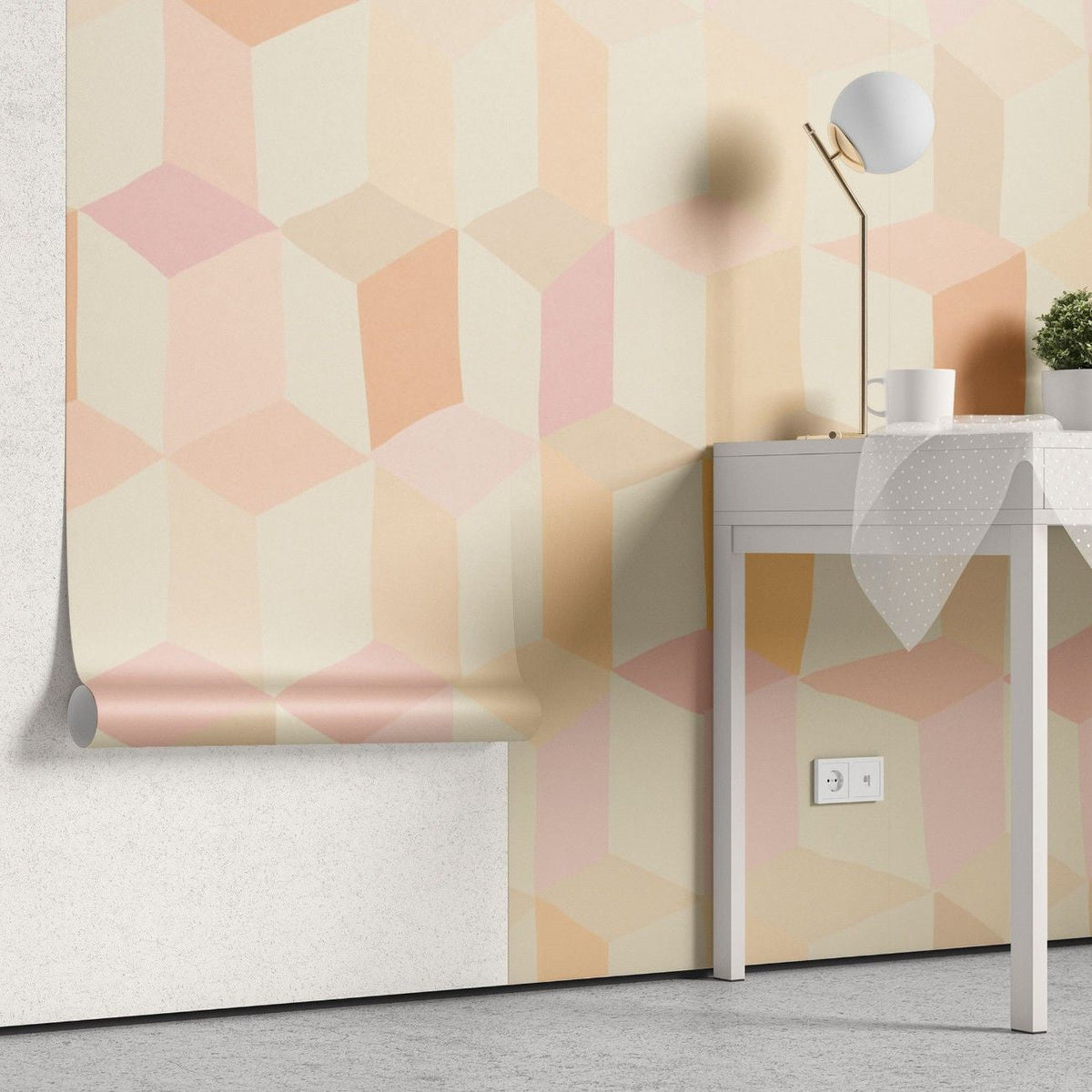 Tapet personalizat bohemian asimetrie blanda dinamism subtil eleganta naturala design echilibru perfect arta confort soft asymmetry
