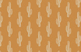 Tapet personalizat bohemian cactus alb eleganta minimalista farmec desertic subtil decor calm inspirat natura white cactus