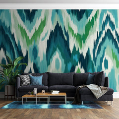 Tapet personalizat bohemian motiv aztec acuarela traditie arta moderna design vibrant istorie nuante pastelate watercolor aztec