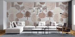 Tapet personalizat bohemian arta inspirata teracota caldura autenticitate tonuri pamant design modern expresiv terracotta art