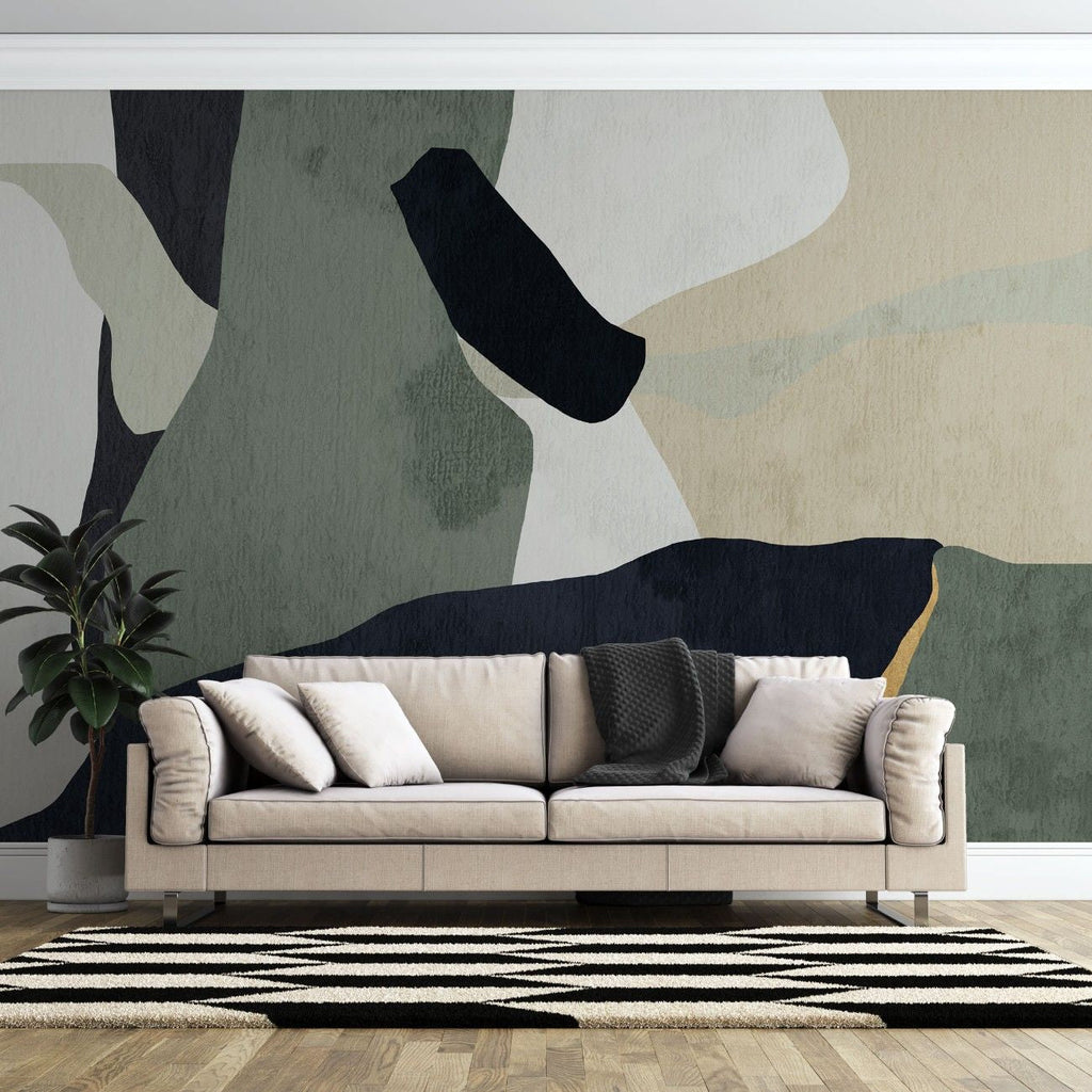 Tapet personalizat bohemian texturi abstracte joc vizual complex interesant adancime nota artistica subtila spatiu abstract textures