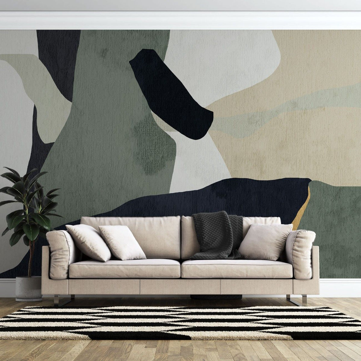 Tapet personalizat bohemian texturi abstracte joc vizual complex interesant adancime nota artistica subtila spatiu abstract textures