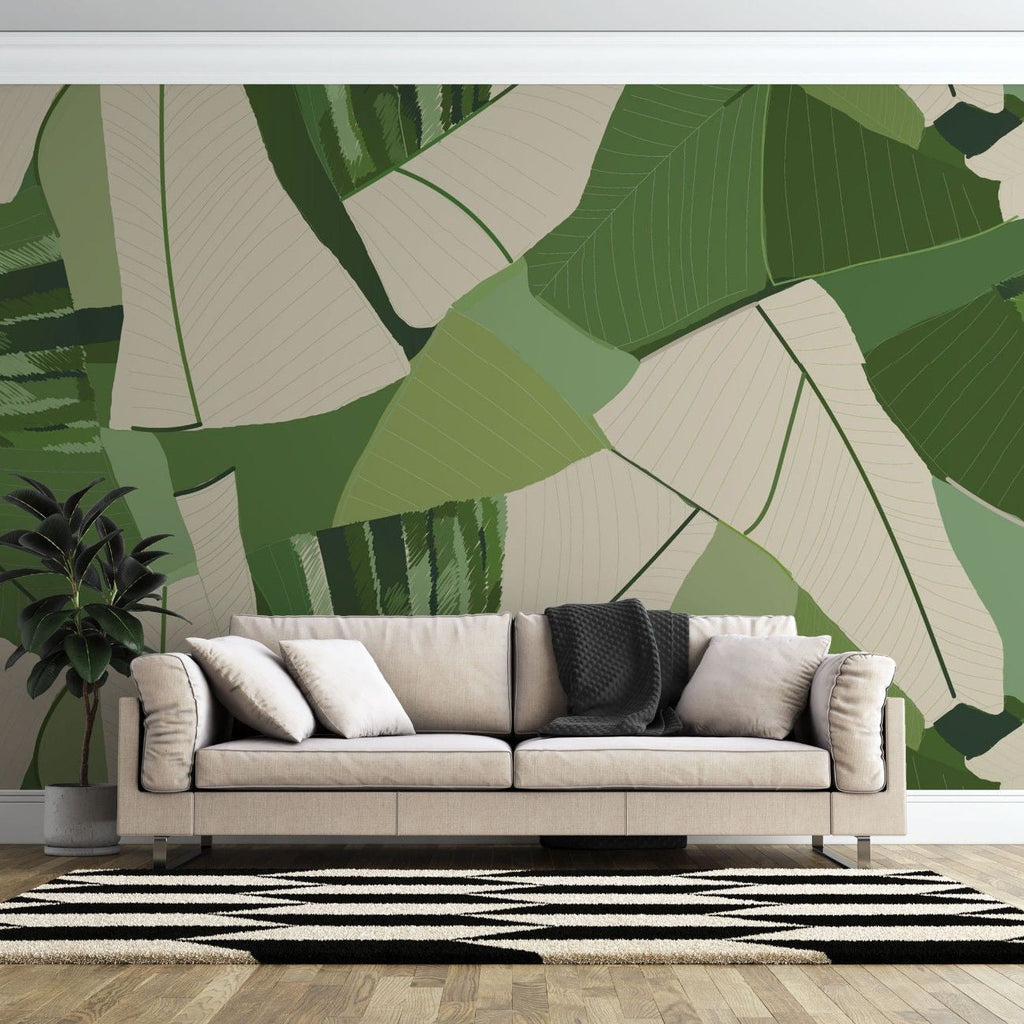 Tapet personalizat bohemian frunze primavara prospetime vitalitate natura inflorire spring leaf cut