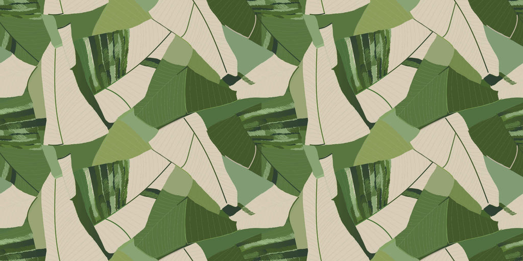 Tapet personalizat - SPRING LEAF CUT