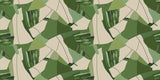 Spring Leaf Cut Personalised Wallpaper