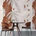 Tapet personalizat bohemian abstractie lut rustic textura autenticitate pamant design artistic modern rustic clay abstraction