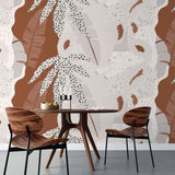 Tapet personalizat bohemian abstractie lut rustic textura autenticitate pamant design artistic modern rustic clay abstraction