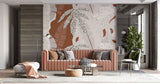 Tapet personalizat bohemian abstractie lut rustic textura autenticitate pamant design artistic modern rustic clay abstraction