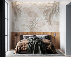 Tapet personalizat bohemian estetica frunzoasa frumusete simpla organica natura prospetime echilibru leafy aesthetic