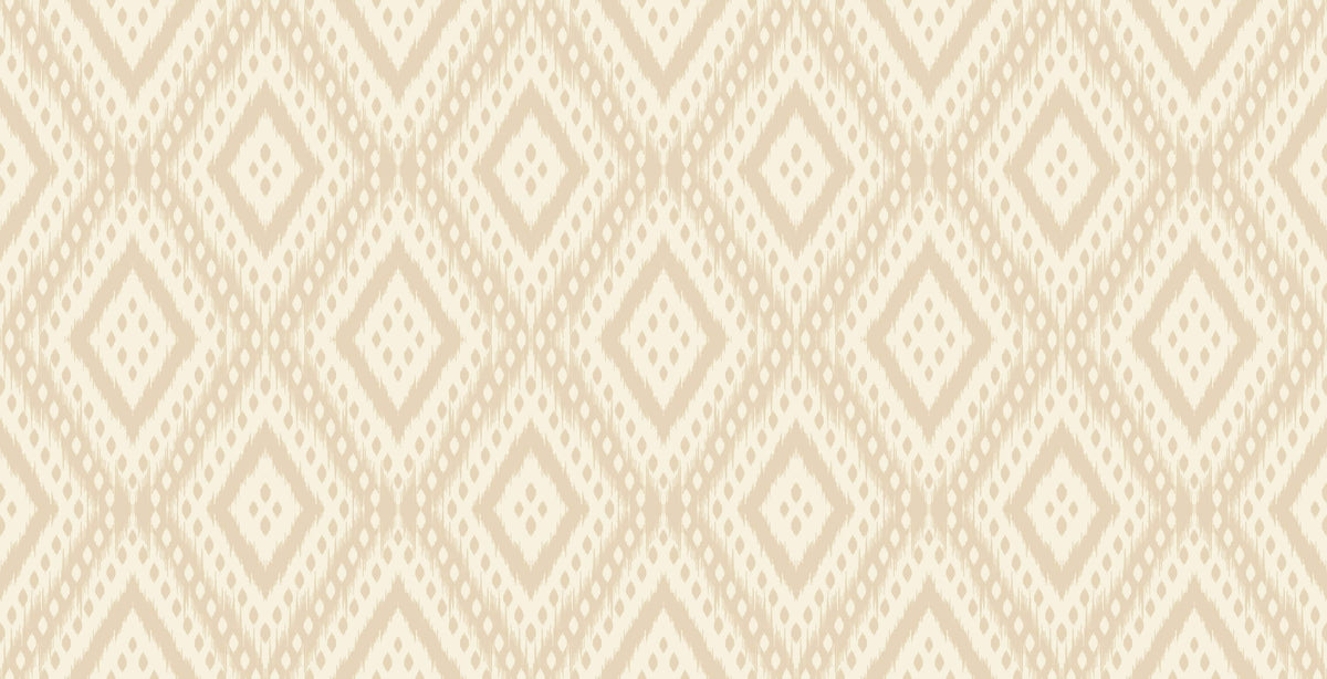 Cream Aztec Personalised Wallpaper