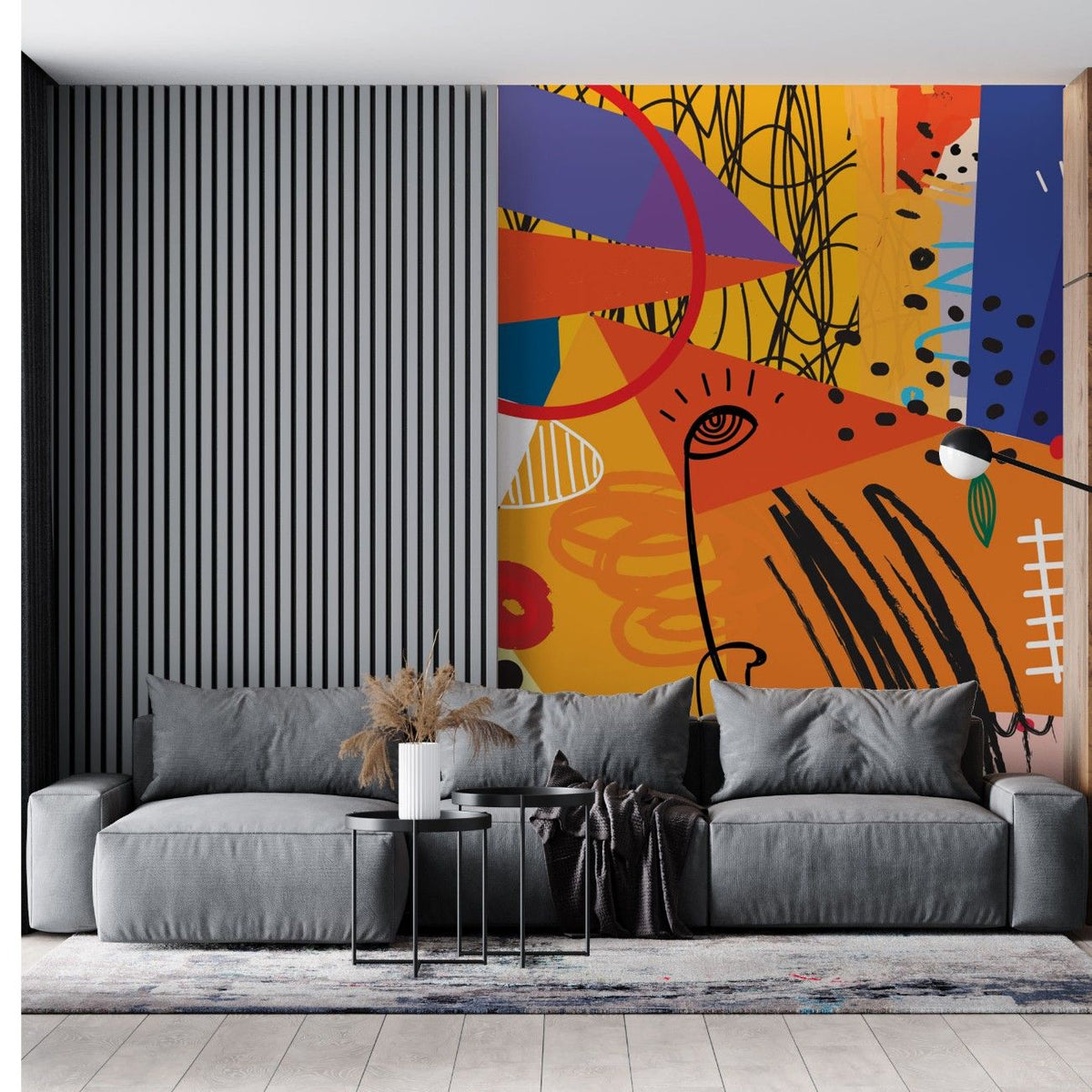 Tapet personalizat bohemian arta creativa libertate expresie forme culori indraznete spatiu inspiratie originalitate creative art