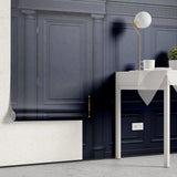 Tapet personalizat arhitectural walls cu ancadramente de perete in nuante de albastru inchis deep blue