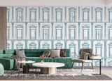 Tapet personalizat arhitectural walls cu ancadramente de perete cu sculpturi ilustrate sketch sculptures