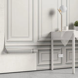 Fototapet personalizat arhitectural walls cu ancadramente de perete albe clasice white border