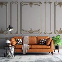 Tapet personalizat arhitectural walls lambriu regal eleganta grandoare stil clasic pereti declaratie impresionanta royal wainscot