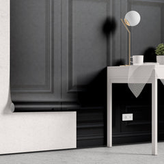 Tapet personalizat Architectural Walls panouri decorative in nuante de negru si lumini - BLACK PANELING