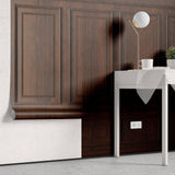 Tapet personalizat Architectural Walls cu panouri decorative din lemn de nuc rosiatic - RED WOOD WAINSCOT