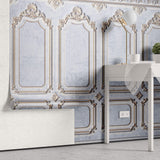 Tapet personalizat Architectural Walls cu rame decorative vintage elegant - CINDERELLA ROYAL