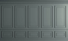Tapet personalizat Architectural Walls cu panouri decorative in nuante vernil - BITTER SAGE