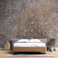 Tapet Personalizat Retro Vintage cu elemente abstracte de mosaic floral - VINTAGE PSYCHEDELIC