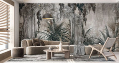 Tapet personalizat victorian cu gradina salbatica intunecata victorian wild garden