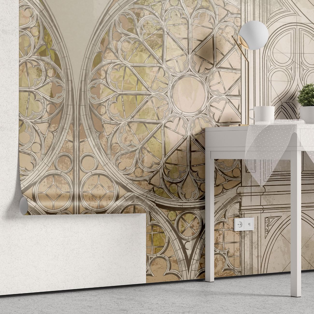 Tapet personalizat victorian maiestea arhitecturii gotice catedrale grandoare istorica solemnitate reverenta gothic cathedral