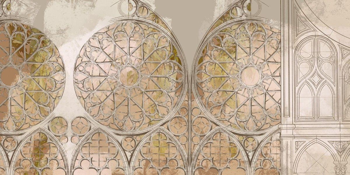 Tapet personalizat victorian maiestea arhitecturii gotice catedrale grandoare istorica solemnitate reverenta gothic cathedral