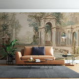 Tapet personalizat victorian inspirat opera isaac de moucheron reprezentand gradina impresionanta perioada renascentista italainte garden