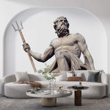 Fototapet Personalizat Victorian cu statuia lui Poseidon - POSEIDON'S SCULPTURE