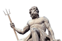 Fototapet Personalizat Victorian cu statuia lui Poseidon - POSEIDON'S SCULPTURE