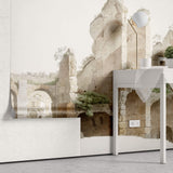 Tapet Personalizat Victorian cu ruine si vegetatie densa - RUINS VEGETATION