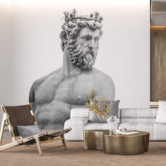 Fototapet Personalizat Victorian cu statueta Zeului Neptun - NEPTUNE GOD