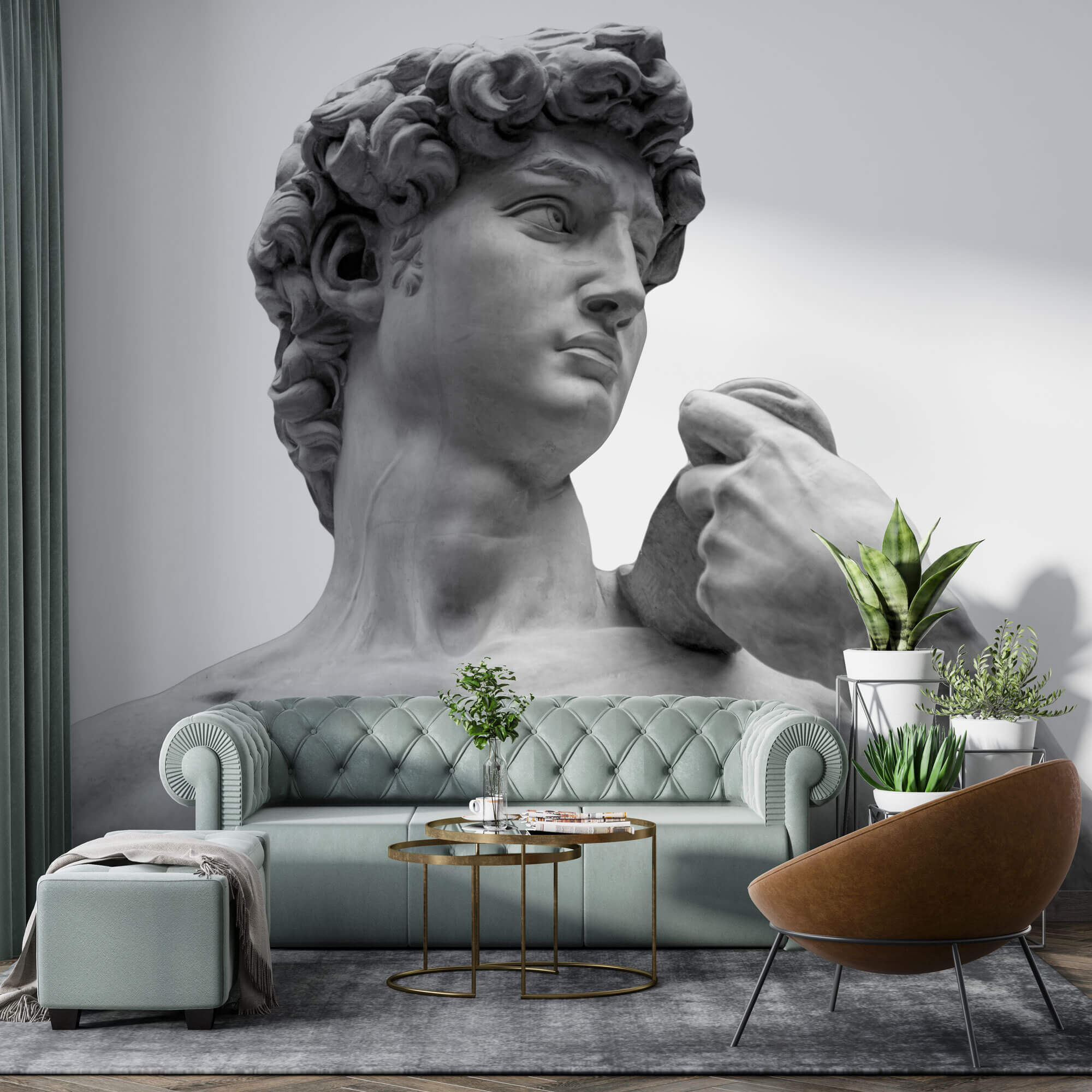 Fototapet Personalizat Victorian cu statueta lui David - MICHELANGELO'S DAVID