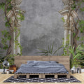 Tapet Personalizat Victorian cu coloane victoriene si jungla tropicala - VICTORIAN JUNGLE COLUMNS