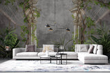 Tapet Personalizat Victorian cu coloane victoriene si jungla tropicala - VICTORIAN JUNGLE COLUMNS