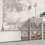 Tapet Personalizat Victorian cu ruine si vegetatie - ANCIENT JUNGLE RUINS