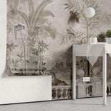 Tapet Personalizat Victorian cu peisaj tropical cu efect de fresca - VICTORIAN TROPICAL FRESCO