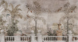 Tapet Personalizat Victorian cu peisaj tropical cu efect de fresca - VICTORIAN TROPICAL FRESCO