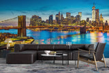 Tapet personalizat orase cu podul din brooklin brooklin bridge