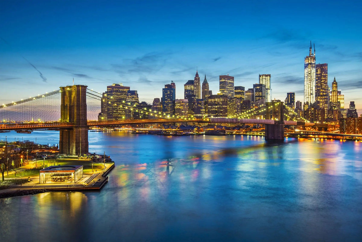 Tapet personalizat orase cu podul din brooklin brooklin bridge