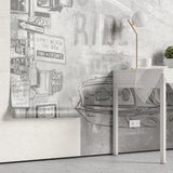 Tapet personalizat indicatoare si masini born to drive