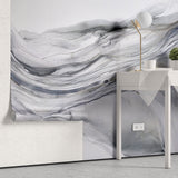 Tapet personalizat marble cu marmura alba si gri in forma de val marble wave